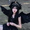 Sun Feather Headband Goddess Lolita Hair Bands Creative Angel Wing Hair Hoop  Wash Face