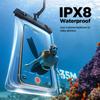 IPX8 Waterproof Phone Case Pouch Universal Dry Bag for Swimming and Underwater Protection