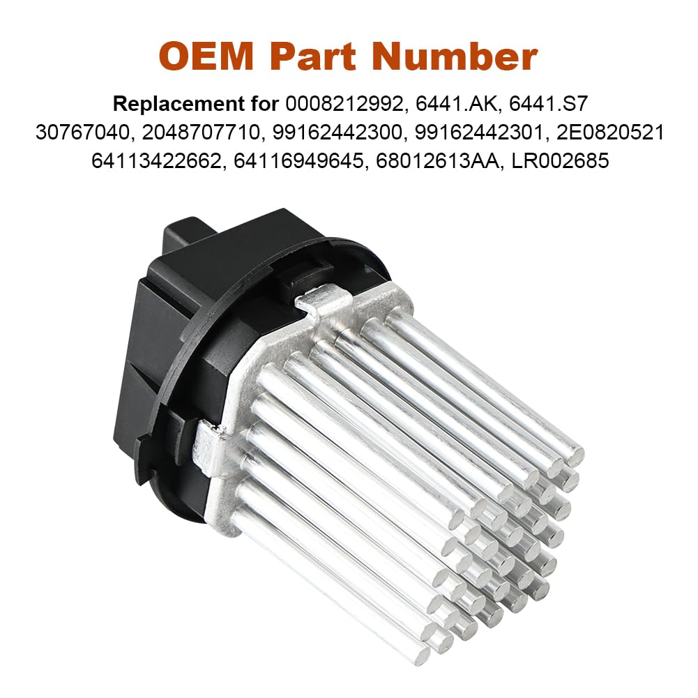 

HVAC Blower Motor Resistor Replacement for 2048707710 204-870-77-10 Control Module Compatible with Mercedes-Benz SLS AMG GLK 350 C300 C350 C63 E350