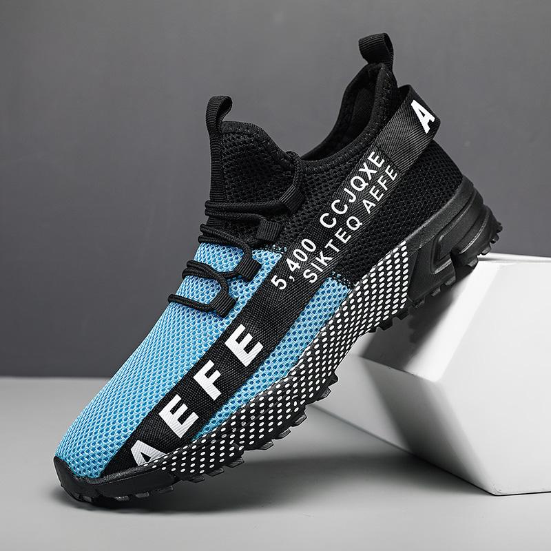 

Мода 2024 года, мужские вулканизированные туфли, модные сетчатые кроссовки на платформе, повседневные прогулочные спортивные дышащие кроссовки для бега, обувь для путешествий на открытом воздухе 39 синий