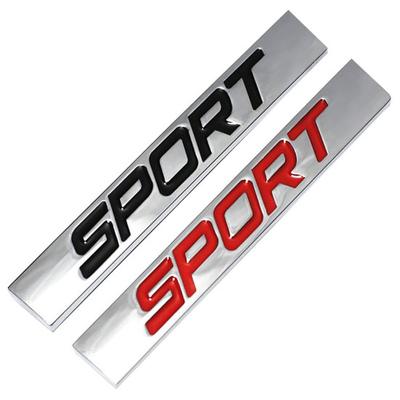 Adesivo per paraurti in metallo con emblema per auto sportiva, decorazione