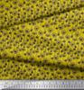 Soimoi Japan Crepe Satin Fabric Artistic Floral Decor Fabric Printed Metre 42 Inch