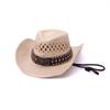 European and American Style Malan Denim Straw Hat Hand-woven Hat Men's and Women's Western Denim Hat Summer Sun Protection