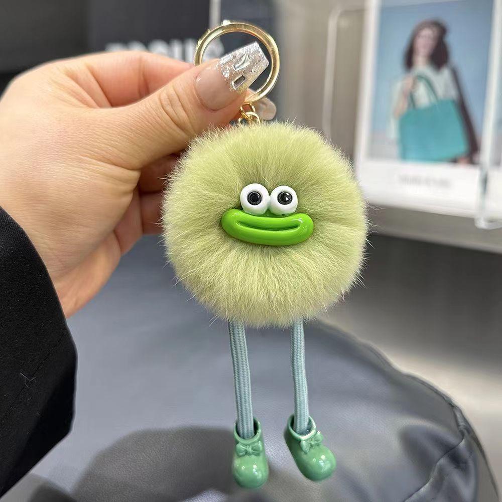 Niedliche Plüschtiere mit großen Augen Schlüsselanhänger Cartoon Brikett Schlüsselanhänger Brikett Auto Schlüsselanhänger Anhänger Koreanischer Plüsch Schulranzen Anhänger