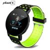 Smartwatch, 119 Plus Smart-Armband Herzfrequenz Smartwatch rund Herren Damen Armband - Typ schwarz
