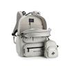 New FILA ORIGINALE Fabric Backpack Unisex Tin Gray F13U539132FDY