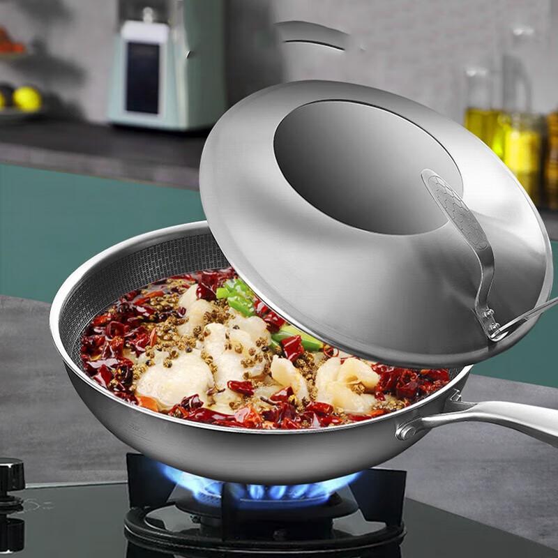 

Kangbach Norman Honeycomb 304 Stainless Steel Wok, 32CM