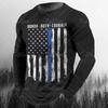 Men ‘s Vintage Long Sleeve T Shirt 3D Print Spring Autumn Hip Hop Streetwear O-Neck T Shirts Loose Tops Tees Men Clothing