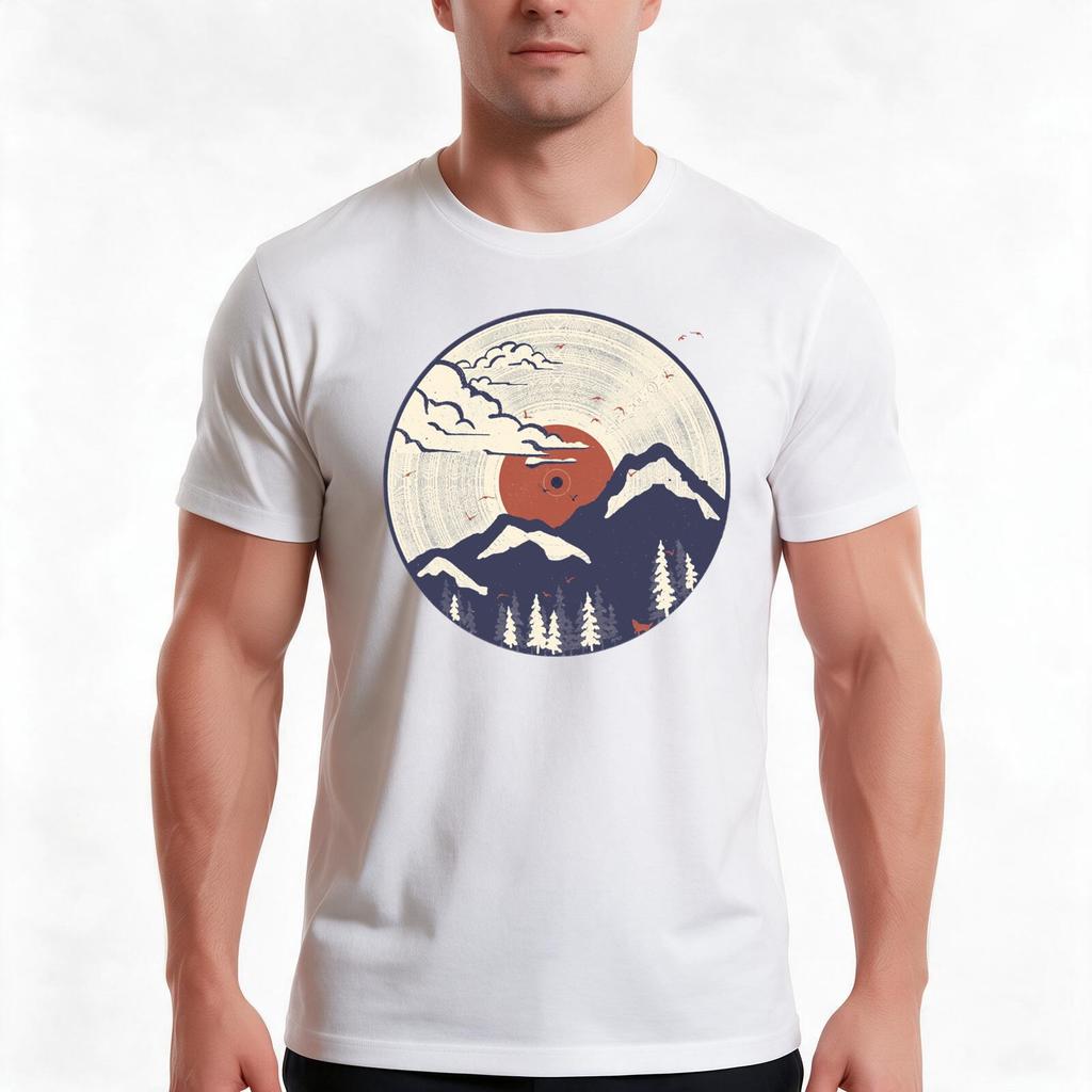 Mtn Pl TShirt Summer Casual Cotton Tee Unisex Unisex Unisex