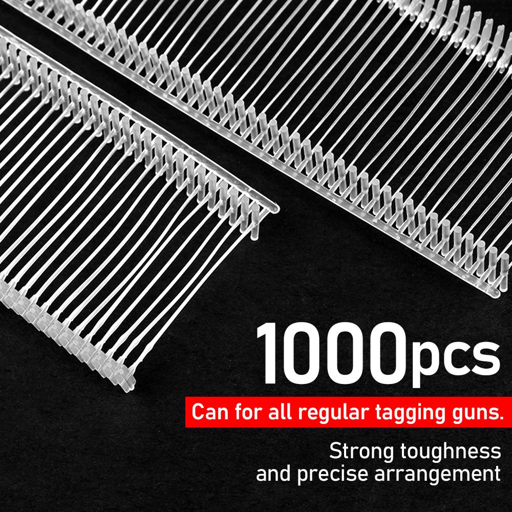 1Set Clothes Garment Price Label Tagging Tag Gun Tools Machine +5 Steel Needles+1000 Barbs Labeller Machine Sewing Tools