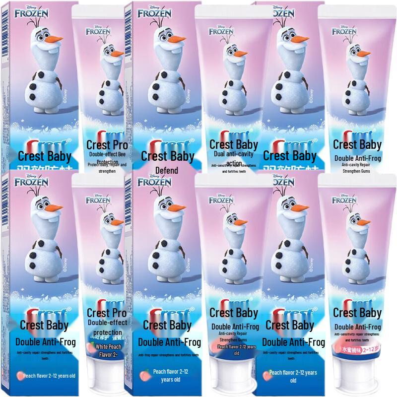 Crest Olaf Edition Kids Anti-Cavity Toothpaste Bundle