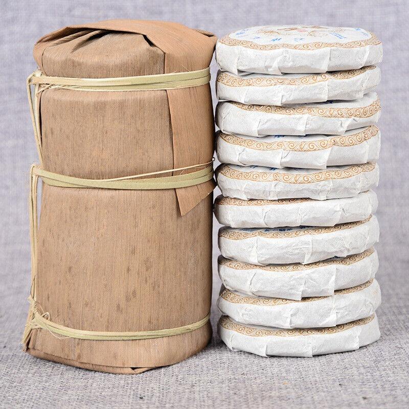 Чай Юньнань Пуэр Листья Чайный пирог Иу Сырой чайный пирог Пуэр 50г — фото 3