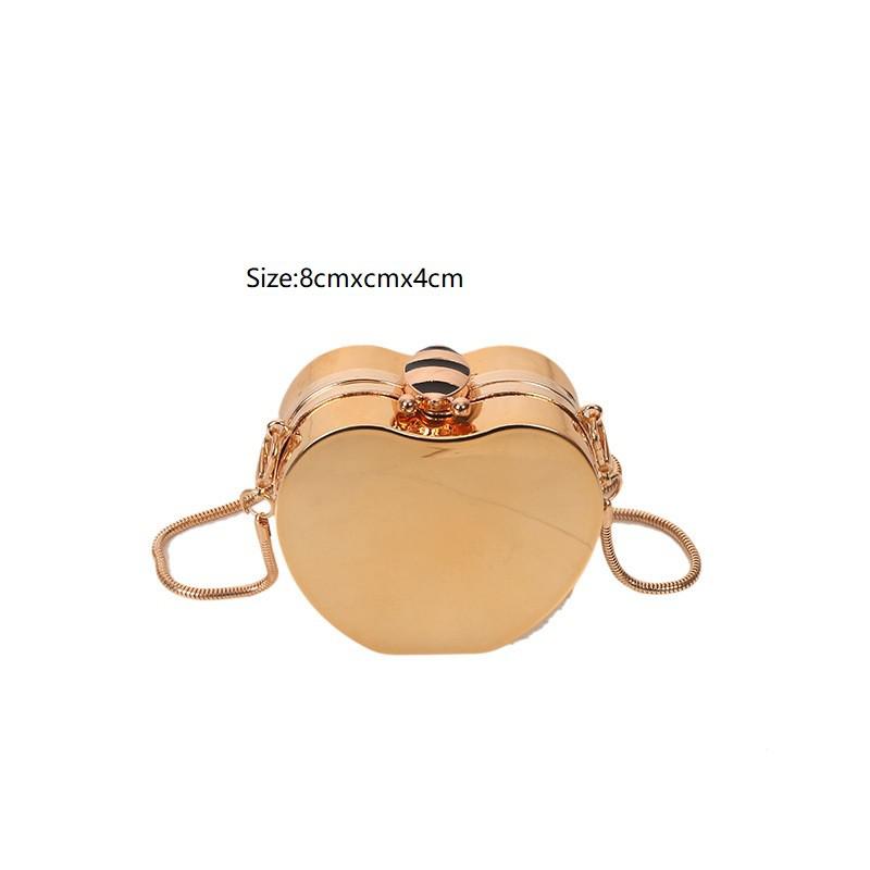 Gold Silver PVC Box Shoulder Bag Design Party Evening Clutch Bag Designer Chain Crossbody Bags Mini Purses and Handbags