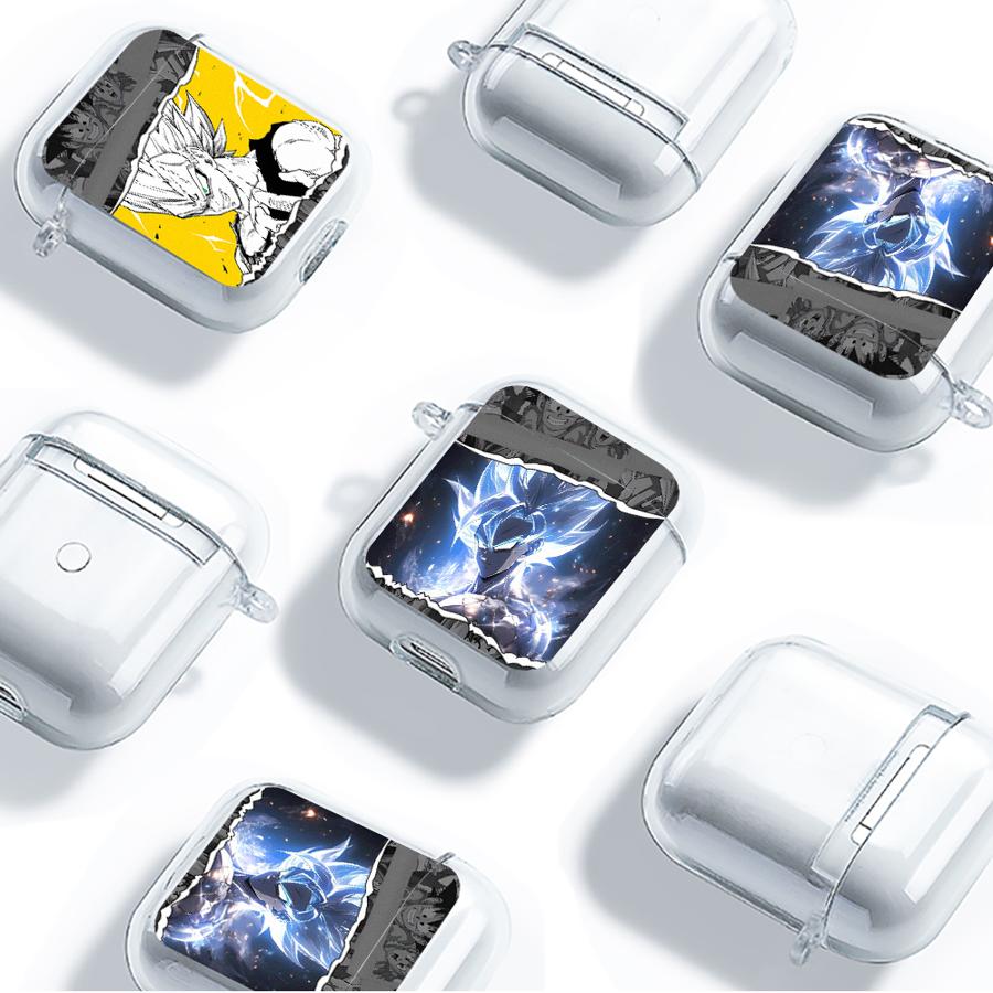 Clear Earphone Cases Cover Case For Airpods Pro 4 1 Pro2 Pro3 3 2 Anime Goku