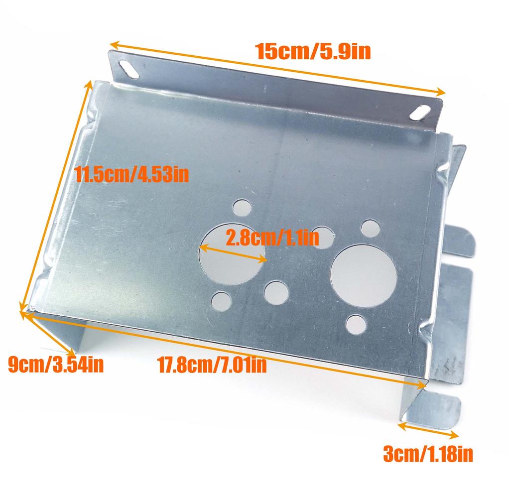 Air Diesel Heater Base Mounting Bracket Floor Plate Upgraded Black Silver For Eberspacher Webasto Propex Car Truck VAN