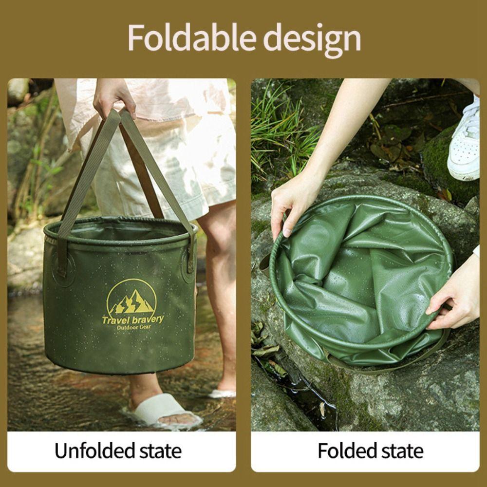 Basin Container Camping Bucket 5L/10L/20L Camping Bag Fashion Folding Water Storage Bucket