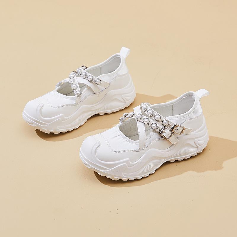 New Dad Shoes for Women Fashionable Thick-soled Sports Single Shoes