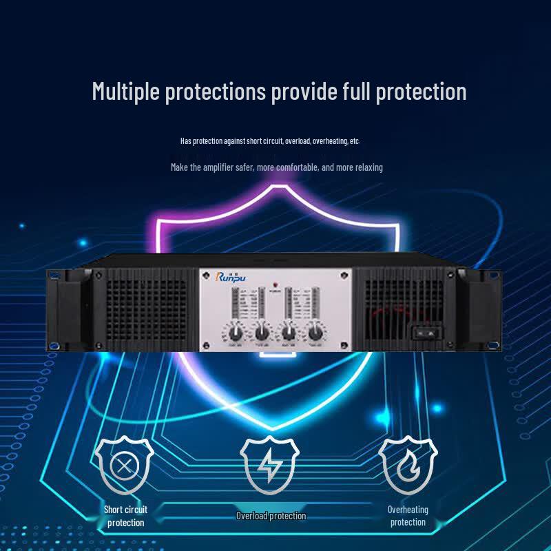 Runpu 4-Channel Professional Conference Power Amplifier (CN Version)