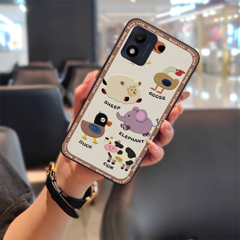 Cover Cute Phone Case For Alcatel 1B 2022 Soft Case TPU Anti-knock Silicone Fashion Design Protective Back Cover Durable