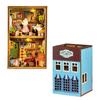 CUTEROOM Wooden Dollhouse Miniature DIY Handmade Toy for Interior Birthday Gift Kit, Model, Kids, Decoration, Girl's (LUNA'S HOUSE)