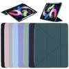IPad 10.2 Case With Pencil Holder Pro 11 Air 5 Mini 6 Acrylic Hard Back Soft Edge Y Fold Flip Cover