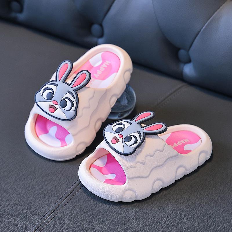 2026 Zootopia 2 Judy & Nick Kids' Non-slip Slippers - Soft Sole for Boys & Girls