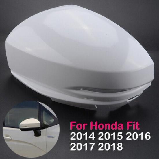 1x Door Side Rear View Mirror Cover Trim for Honda FIT JAZZ 2014-2018 Left
