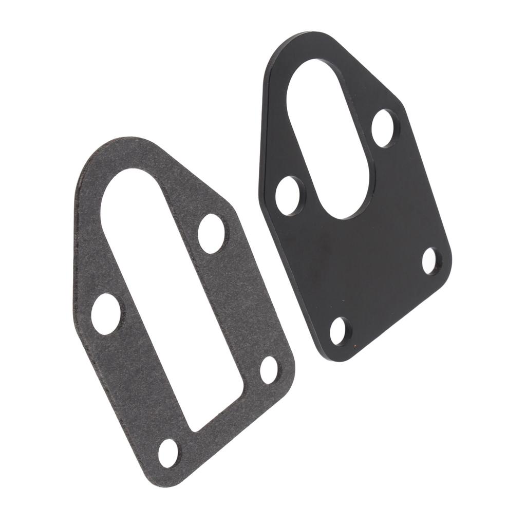 Kraftstoffpumpen-Montageplatte mit Löchern Verchromtes Ersatzteil für Small Block Chevy 283 305 327 350 383 400 Motoren