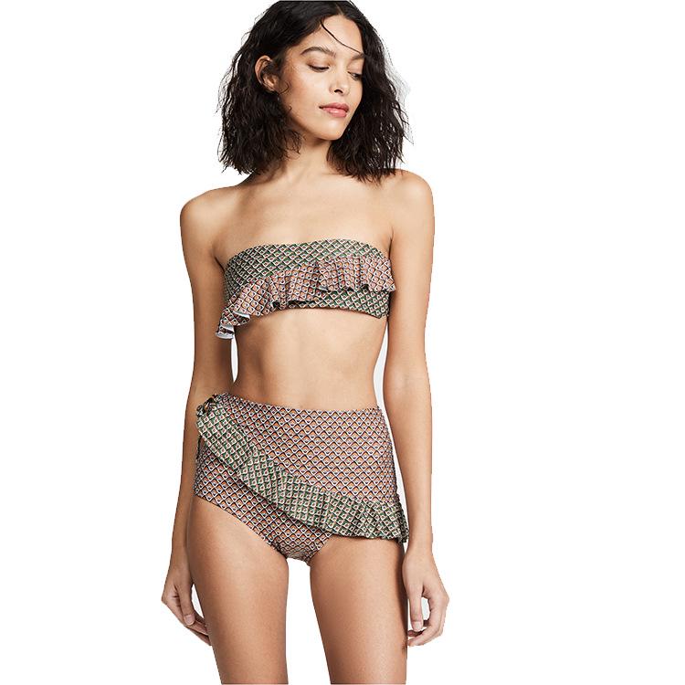 

Хит продаж Сексуальное бикини без бретелек для женщин - Без спины, Облегающее, Раздельный купальник Medium