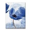 Bloemige Botanische Canvas Print Abstracte Blauwe Bloemplant Poster Scandinavische Stijl Muurschildering Scandinavische Decoratie Afbeelding