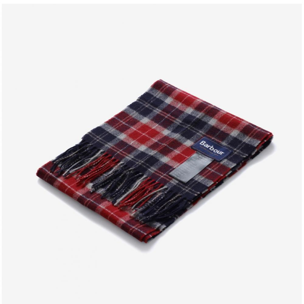 Barbour Usc0001 Re75 Tartan Check Fringe Muffler