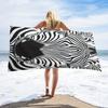 Zebra Pattern Art Designed Beach Towel Large Towel, Super Absorbent, Quick-Dry, Fashionable Decorative Beach Towel Bath Towel