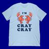 Funny Crayfish T-Shirt | Crawfish Cartoon Apparel