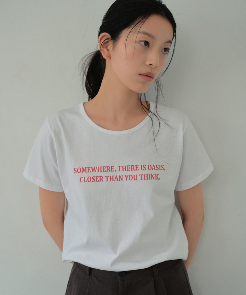 Wednesday Oasis For Woman Closer Silket Half T-Shirt_Ivory(Wb6Tp35)