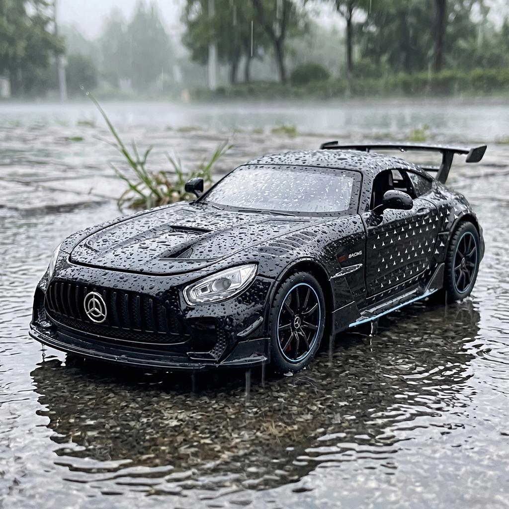 1:22 Mercedes Benz AMG GT3 Circuit Endurance Racing Car Alloy Metal Diecast Model Car Simulation Vehicle Home Trendy Ornaments
