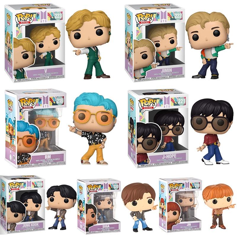 Funko 393in Bts Pop Jin Jimin Jungkook Suga Dynamite Action Figure Fans Gifts