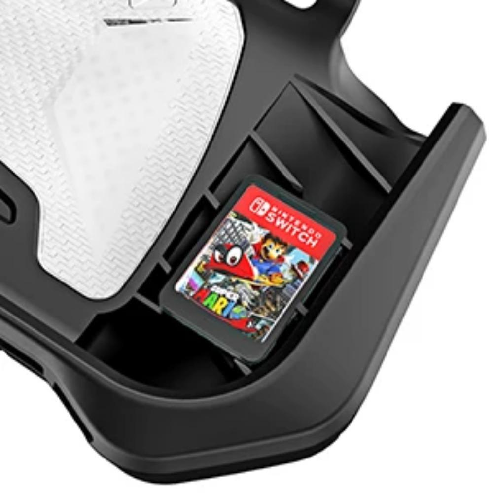 Schutzhülle für Nintendo Switch Lite mit Aufbewahrung für Spielkarten, Switch Lite Grip Case, kratzfestes, rutschfestes Case, sturzfest