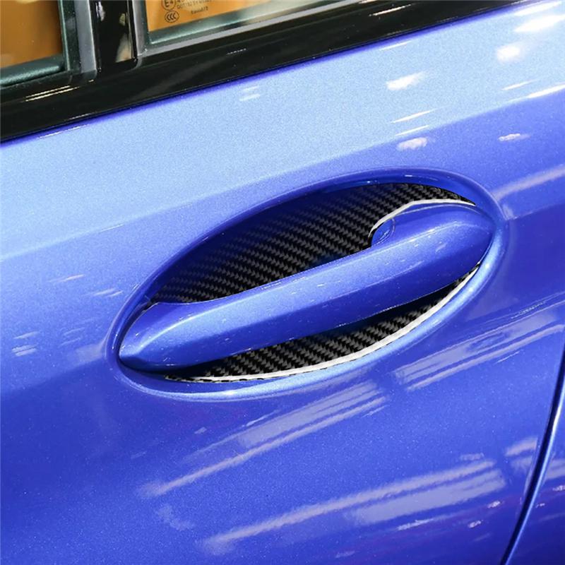 For BMW 3 Series G20 2019-2020 Accessories Car Interior Button Panel Cover Decorative Carbon Fiber Sticker