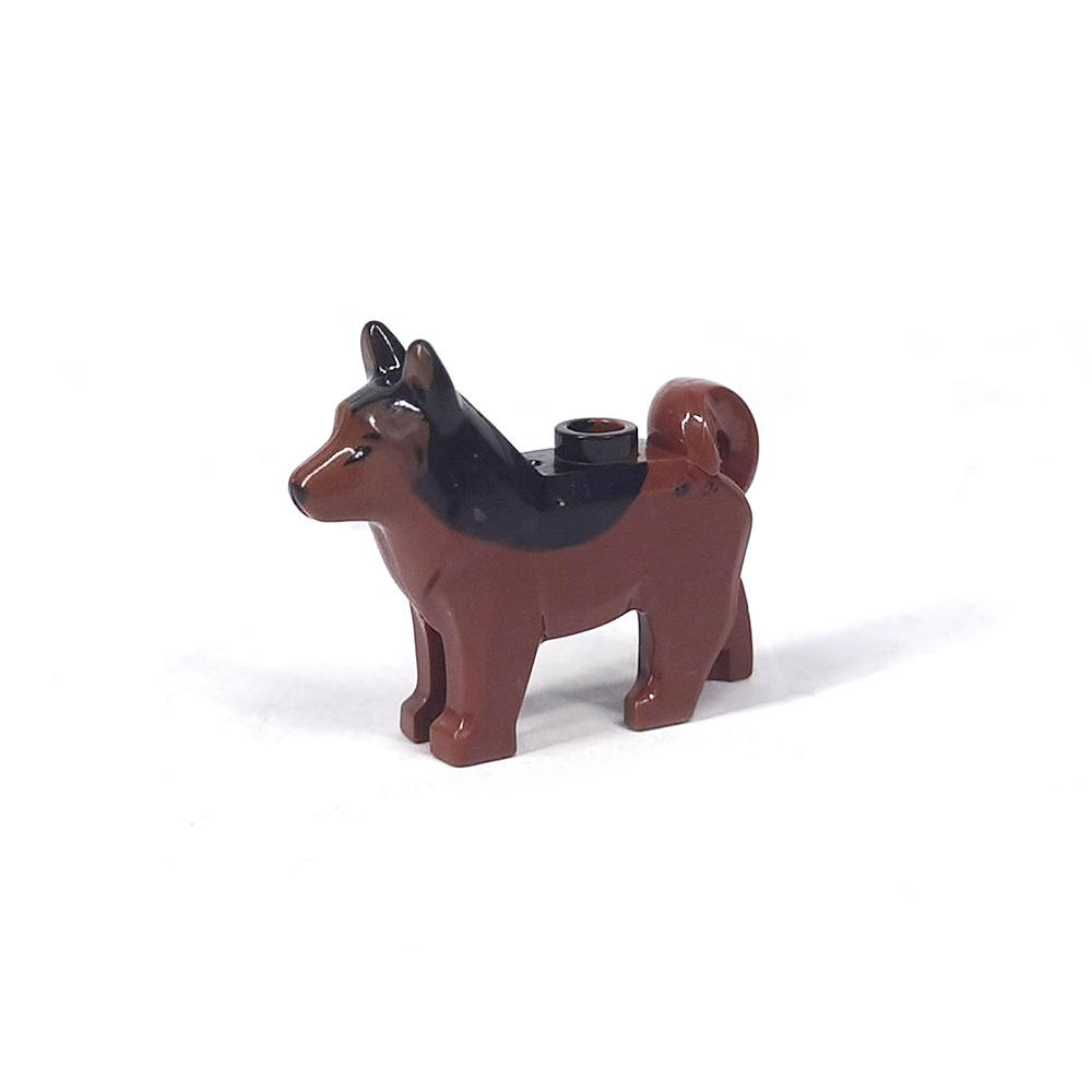 Снежный пес хаски собака коллаж игрушка