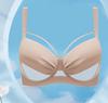 Big breasts show small underwear, thin women's sexy and breathable, large size fat mm, close the secondary breasts and gather the anti-sagging bra