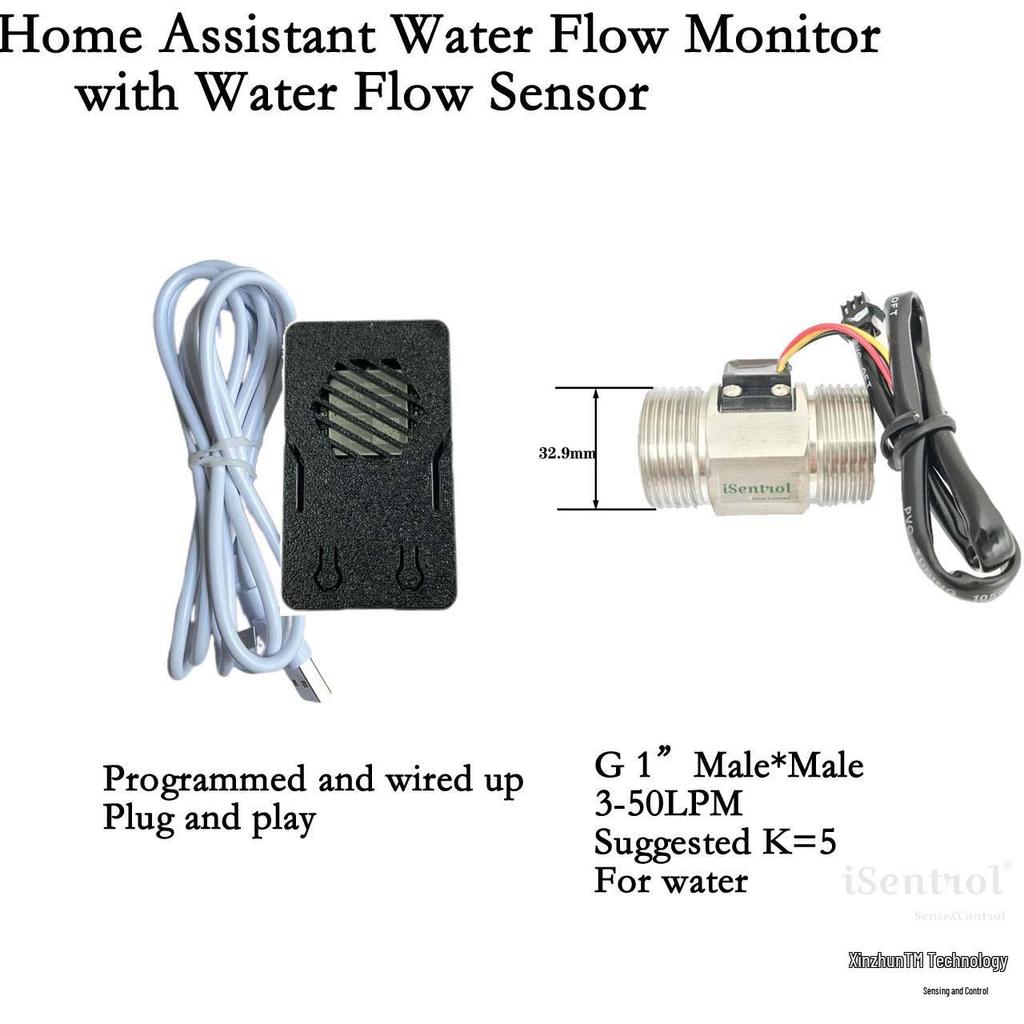ESP32 WiFi Kit: Echtzeit- und Gesamtdurchflussmesser für Home Assistant