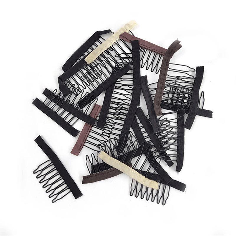 Wig Accessories: Net Cap, Steel Fork, Hair Comb, Clips, Hairpin Insert