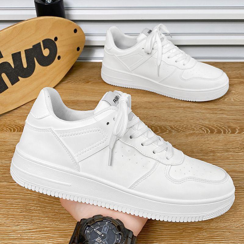 

Shoes men s trendy shoes spring new low-top board shoes boys breathable versatile white shoes boys casual shoes 35