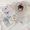 Cartoon Clear Outdoor Bag Doll Toy Transparent Display Bag Storage Box Pouch Mystery Box With Keychain Cute Doll Bag