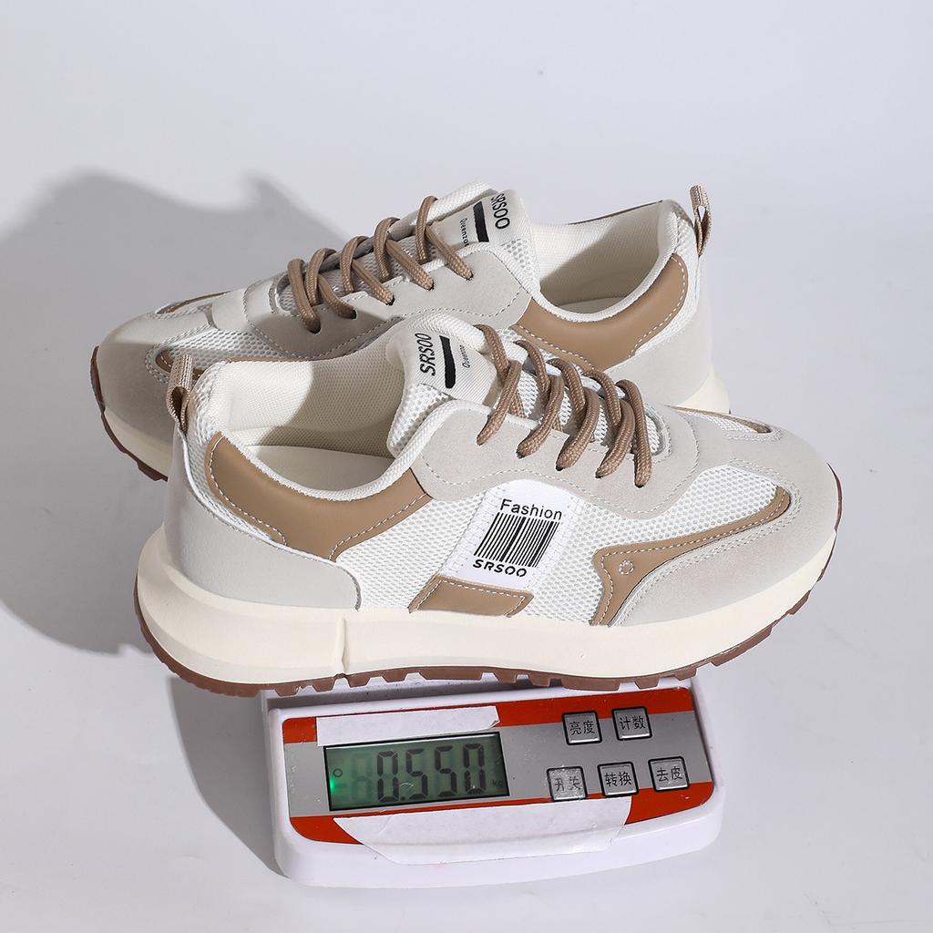 Casual sports shoes women's 2025 new spring and autumn Forrest Gump shoes mesh shoes breathable mesh white shoes thin dad shoes summer