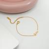 Light luxury high-end 18K gold, letter LOVE bracelet jewelry does not fade