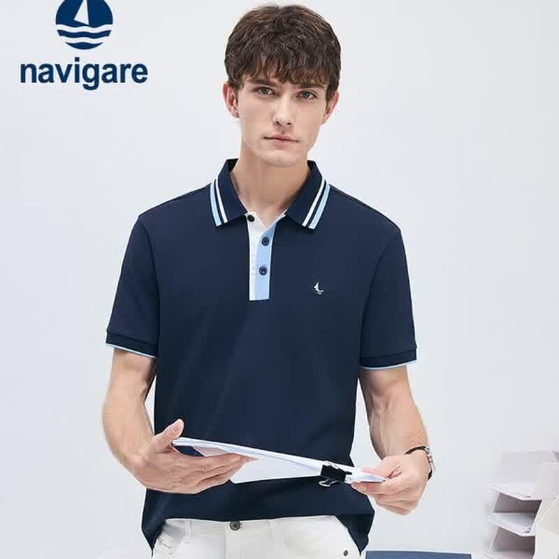 Navigare Men s Cooling Short Sleeve Polo Shirt L
