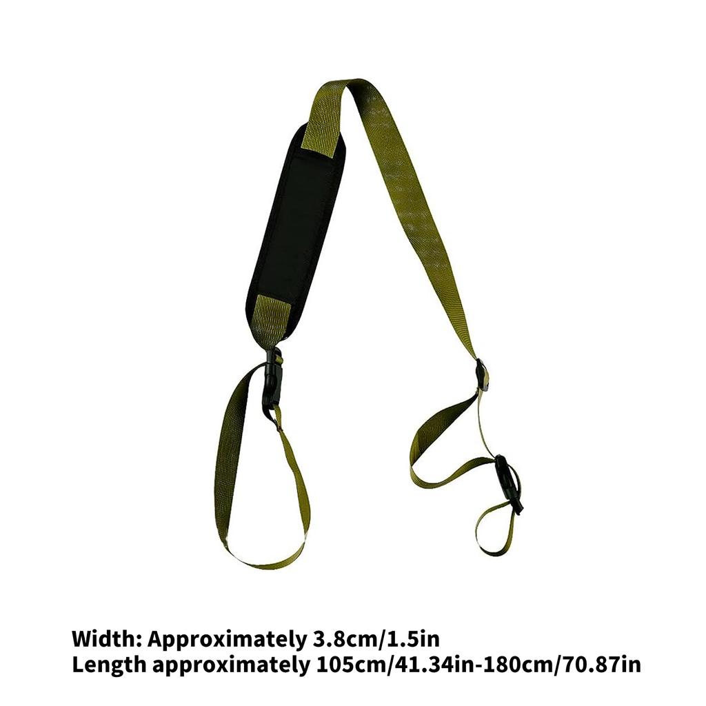 Universal Padded Carrying Strap Adjustable Scooter Antislip Shoulder Straps for Bikes and Chairs