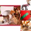 Adorable Plush Reindeer Figurine For Christmas Decoration With Realistic Features