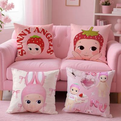 Cartoon Heiß S-Sonny AngelS Kissenbezug Bequem Wendbar Kissenbezug Ideal für Auto Sofa Schlafzimmer & Darüber Hinaus